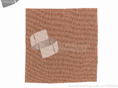Image of  Brown fabric sample vintage