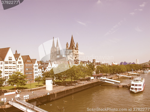 Image of Koeln panorama vintage