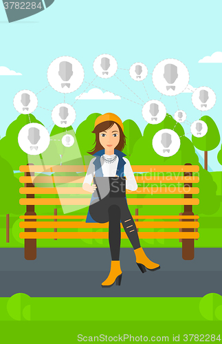 Image of Social media network.