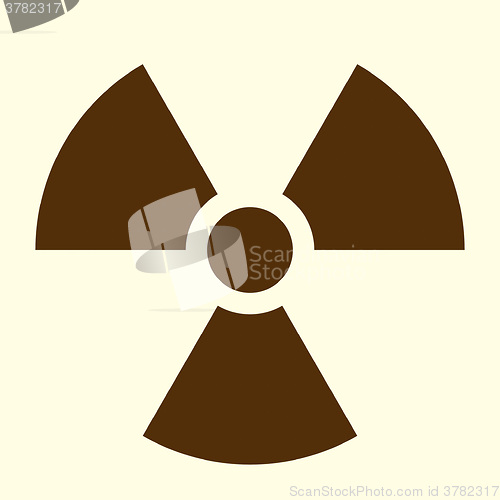 Image of  Radiation symbol vintage