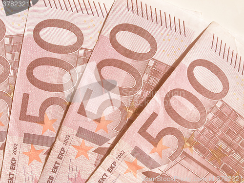 Image of  Euro note vintage