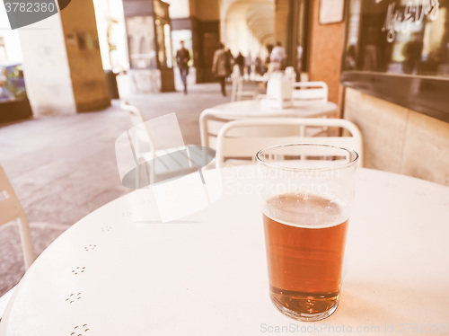 Image of  British ale beer pint vintage