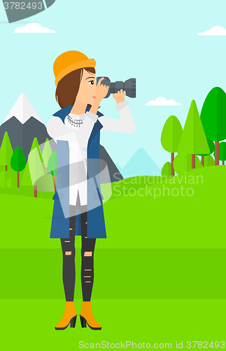 Image of Photographer taking photo.