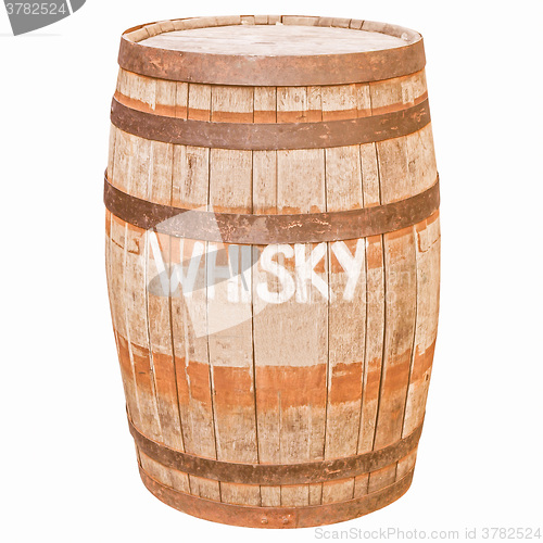 Image of Retro looking Barrel cask