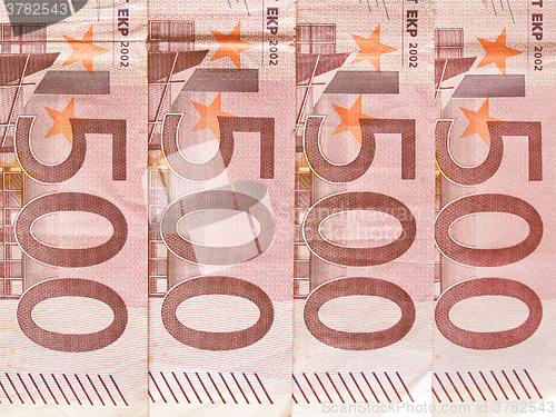 Image of  Euro note vintage