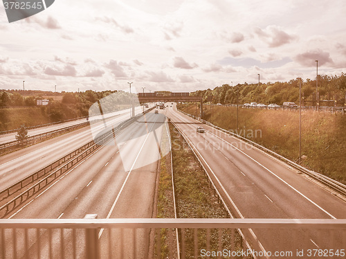 Image of  Motorway in London vintage