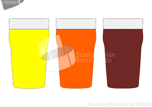 Image of Pints of beer