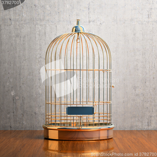 Image of Empty gilded cage