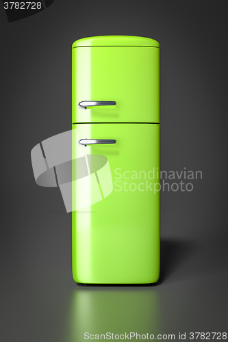 Image of green refrigerator