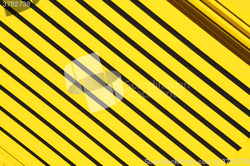 Image of yellow  abstract metal in englan london railing steel and backgr