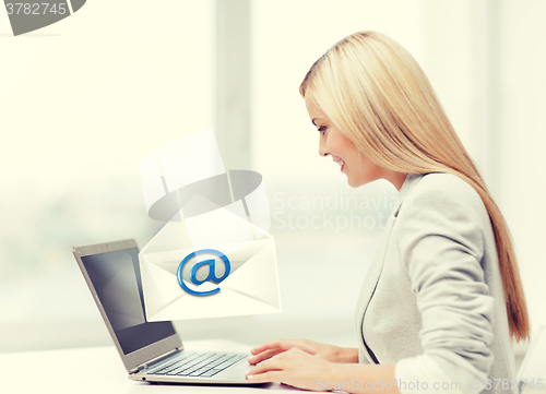 Image of woman with laptop computer