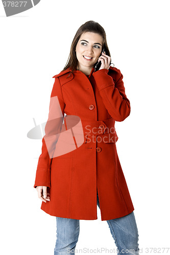 Image of Cellphone woman