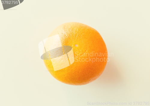 Image of ripe grapefruit over white