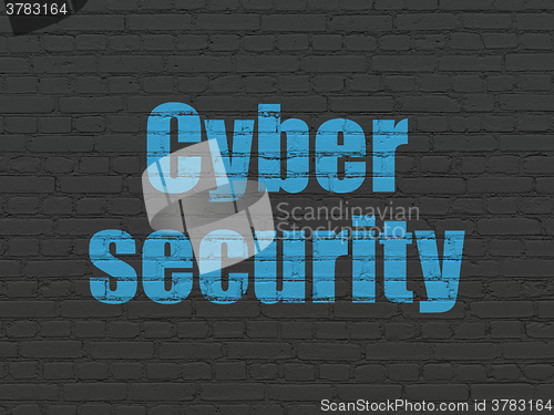 Image of Privacy concept: Cyber Security on wall background