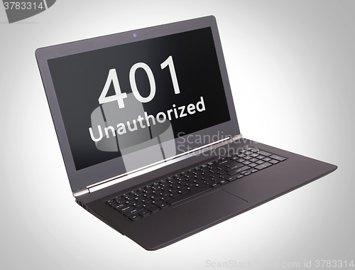 Image of HTTP Status code - 401, Unauthorized