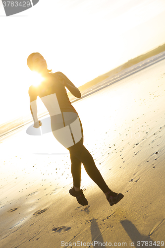 Image of Running at the beach