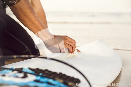 Image of Getting ready for surf