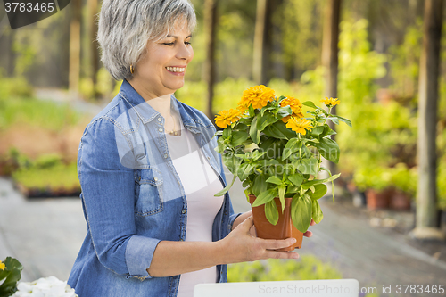 Image of Working in a flower shop