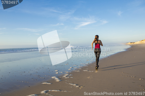 Image of Running at the beach