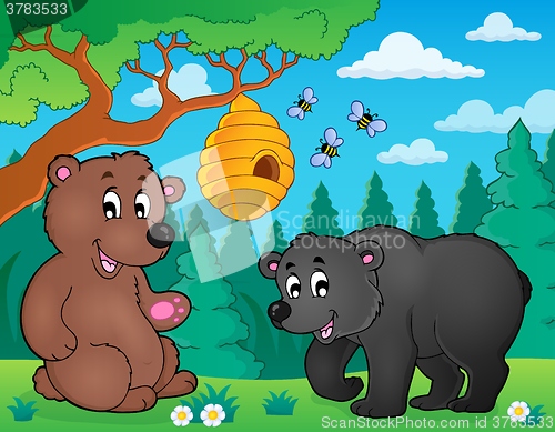Image of Bears in nature theme image 4