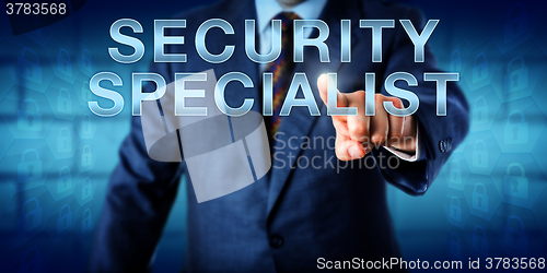 Image of Corporate Manager Touching SECURITY SPECIALIST