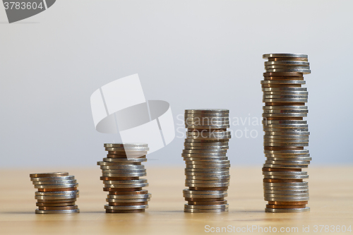 Image of Stacks of coins