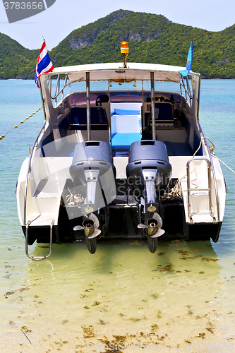 Image of  yacht blue lagoon   stone in thailand kho sea