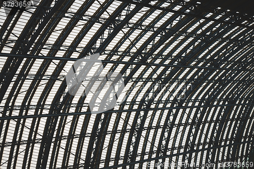 Image of abstract metal in englan london railing  background