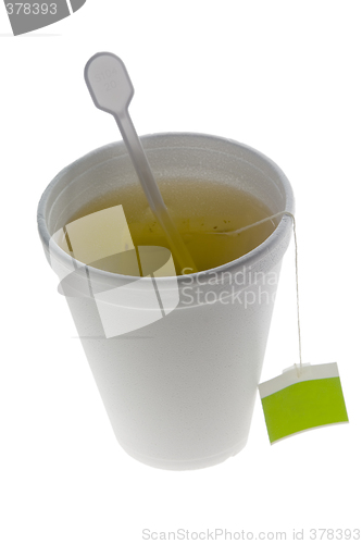 Image of Tea in a disposable cup

