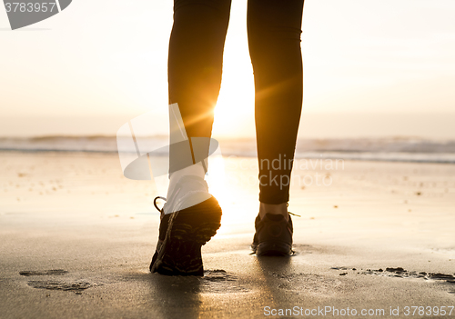 Image of Walking to the sunset