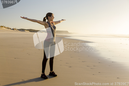 Image of Relaxing after my exercise