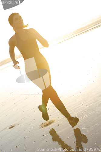 Image of Running at the beach