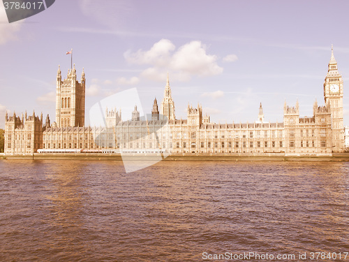 Image of Houses of Parliament vintage