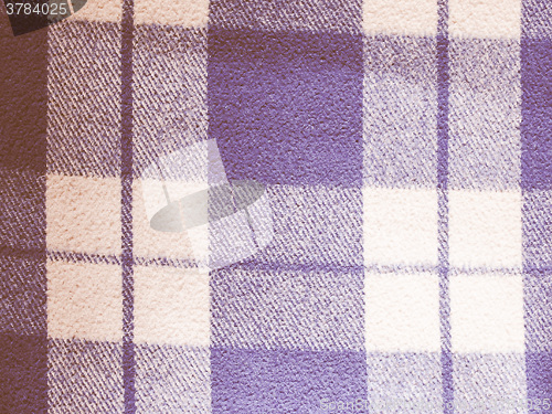 Image of Retro looking Blue tartan background