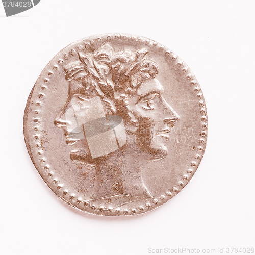Image of  Old Roman coin vintage