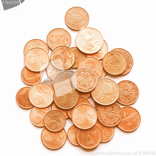 Image of  Euro coins vintage