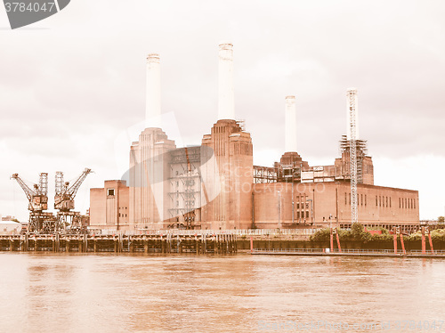 Image of Battersea Powerstation, London vintage