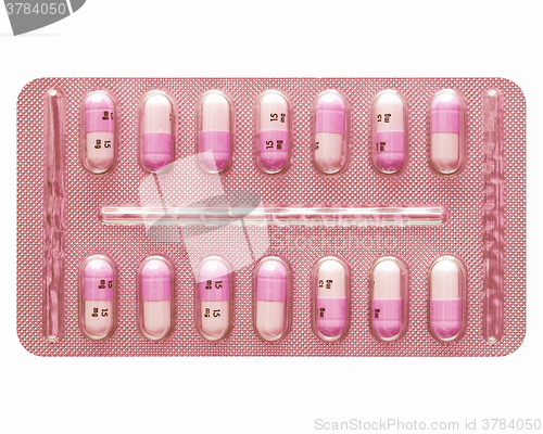 Image of  Pill picture vintage