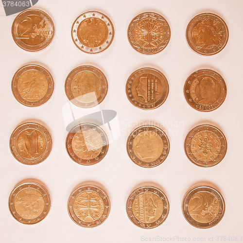 Image of  Euros money vintage