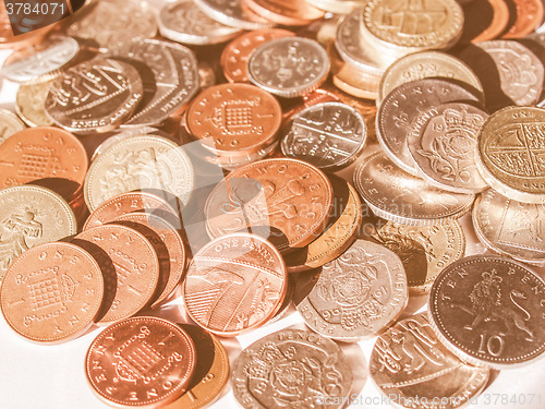 Image of  British pound coin vintage