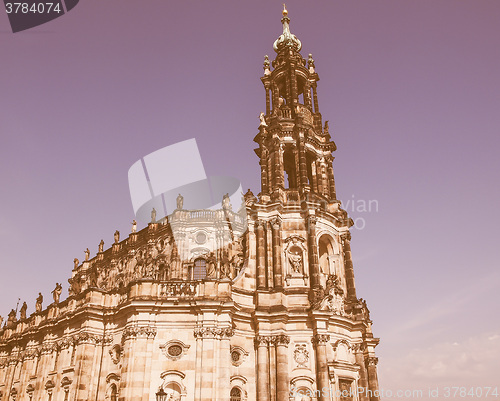 Image of Dresden Hofkirche vintage