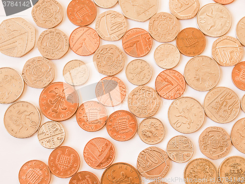 Image of  British pound coin vintage