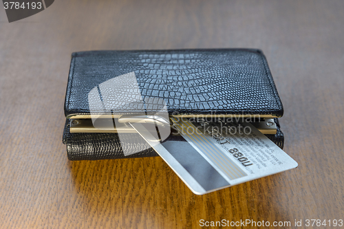 Image of Wallet and credit card