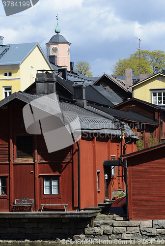 Image of view of the ancient city Porvoo, Finland