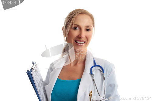 Image of Doctor with medical records
