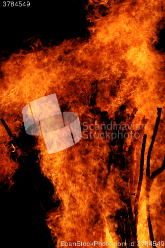 Image of Campfire flames