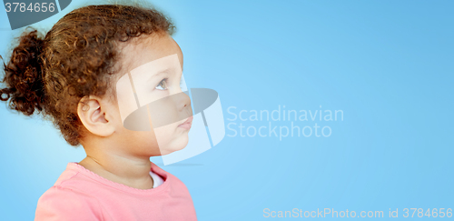 Image of beautiful little baby girl portrait