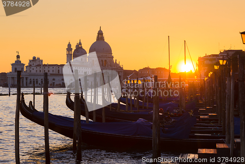 Image of Venice in sunset.