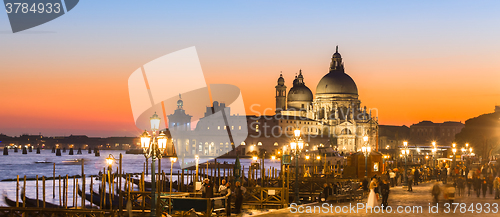 Image of Venice in sunset.