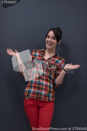 Image of portrait of young woman